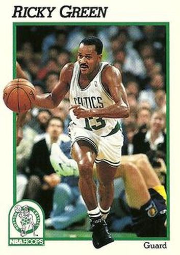#339 Rickey Green - Boston Celtics - 1991-92 Hoops Basketball