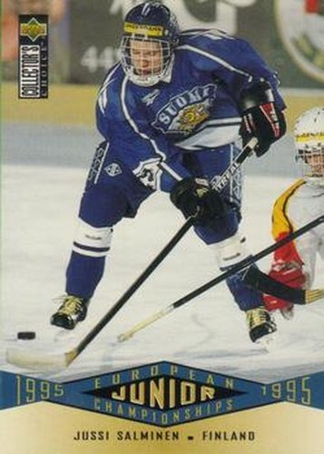 #339 Jussi Salminen - Finland - 1995-96 Collector's Choice Hockey