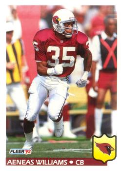#339 Aeneas Williams - Phoenix Cardinals - 1992 Fleer Football