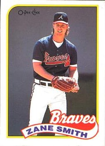 #339 Zane Smith - Atlanta Braves - 1989 O-Pee-Chee Baseball