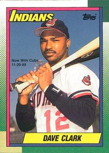 #339 Dave Clark - Chicago Cubs - 1990 O-Pee-Chee Baseball