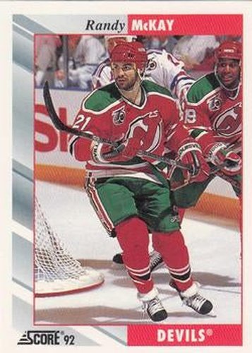 #339 Randy McKay - New Jersey Devils - 1992-93 Score USA Hockey