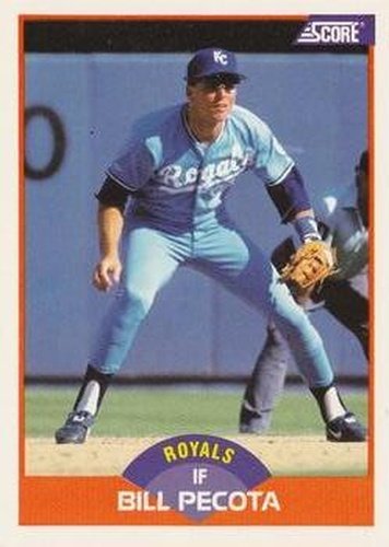 #339 Bill Pecota - Kansas City Royals - 1989 Score Baseball