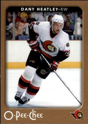 #339 Dany Heatley - Ottawa Senators - 2006-07 O-Pee-Chee Hockey