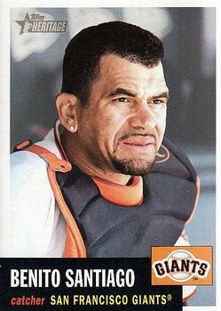 #339 Benito Santiago - San Francisco Giants - 2002 Topps Heritage Baseball