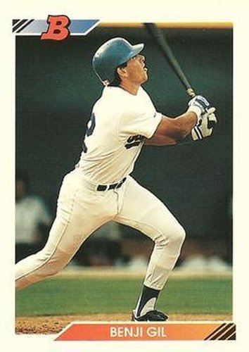 #339 Benji Gil - Texas Rangers - 1992 Bowman Baseball