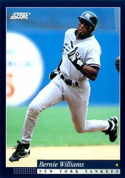 #339 Bernie Williams - New York Yankees -1994 Score Baseball