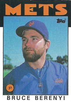 #339 Bruce Berenyi - New York Mets - 1986 Topps Baseball