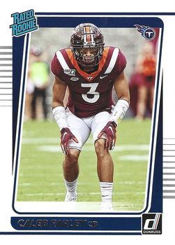 #339 Caleb Farley - Tennessee Titans - 2021 Donruss Football
