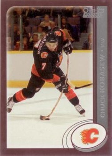 #339 Chuck Kobasew - Calgary Flames - 2002-03 O-Pee-Chee Hockey