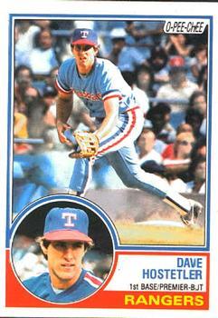 #339 Dave Hostetler - Texas Rangers - 1983 O-Pee-Chee Baseball