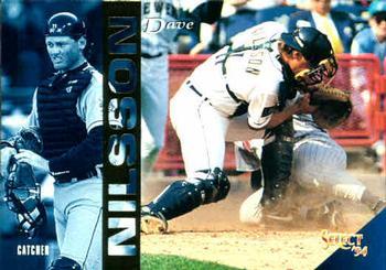 #339 Dave Nilsson - Milwaukee Brewers - 1994 Select Baseball