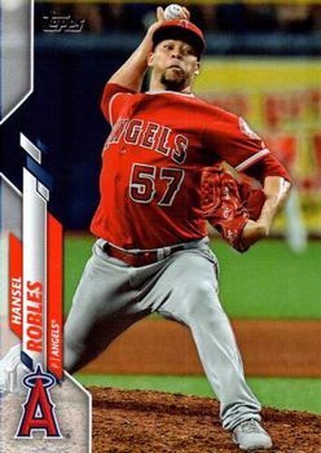 #339 Hansel Robles - Los Angeles Angels - 2020 Topps Baseball