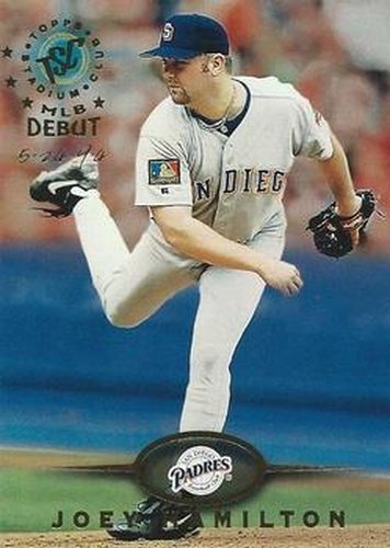#339 Joey Hamilton - San Diego Padres - 1995 Stadium Club Baseball