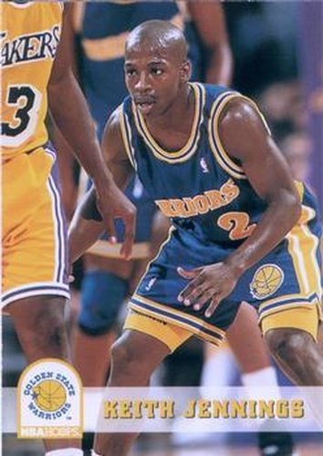 #339 Keith Jennings - Golden State Warriors - 1993-94 Hoops Basketball