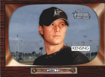 #339 Logan Kensing - Florida Marlins - 2004 Bowman Heritage Baseball