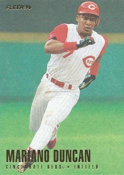 #339 Mariano Duncan - Cincinnati Reds - 1996 Fleer Baseball