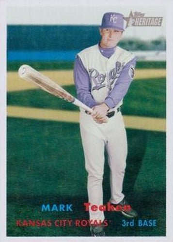#339 Mark Teahen - Kansas City Royals - 2006 Topps Heritage Baseball