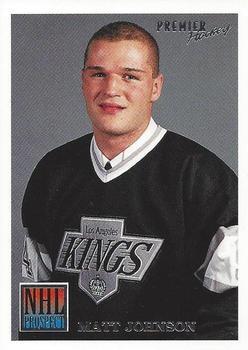 #339 Matt Johnson - Los Angeles Kings - 1994-95 Topps Premier Hockey