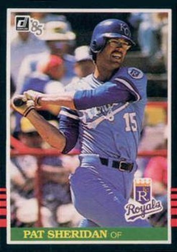 #339 Pat Sheridan - Kansas City Royals - 1985 Donruss Baseball
