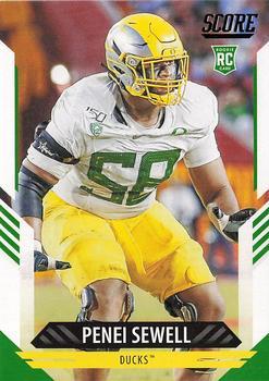 #339 Penei Sewell - Oregon Ducks - 2021 Score Football