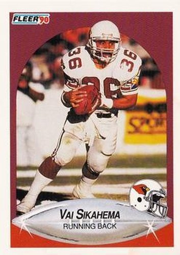 #339 Vai Sikahema - Phoenix Cardinals - 1990 Fleer Football