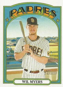 #339 Wil Myers - San Diego Padres - 2021 Topps Heritage Baseball