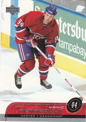#339 Yanic Perreault - Montreal Canadiens - 2002-03 Upper Deck Hockey