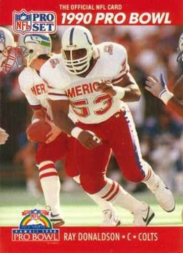#339 Ray Donaldson - Indianapolis Colts - 1990 Pro Set Football