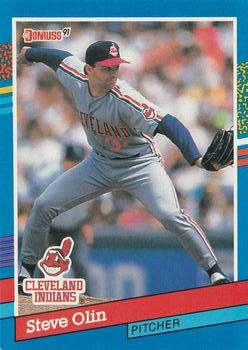 #339 Steve Olin - Cleveland Indians - 1991 Donruss Baseball