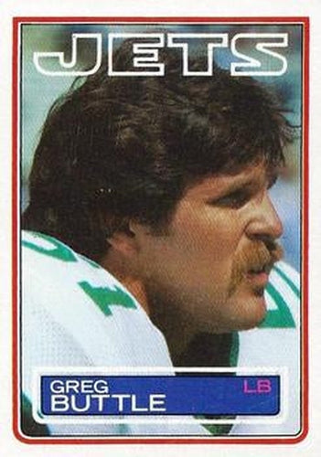 #339 Greg Buttle - New York Jets - 1983 Topps Football