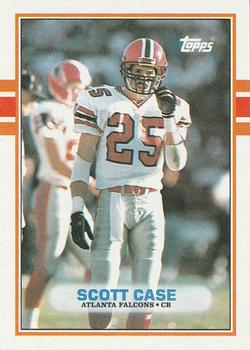 #339 Scott Case - Atlanta Falcons - 1989 Topps Football