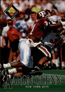 #339 Aaron Glenn - New York Jets - 1994 Pro Line Live Football