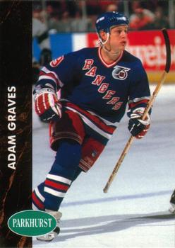 #339 Adam Graves - New York Rangers - 1991-92 Parkhurst Hockey