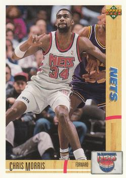 #339 Chris Morris - New Jersey Nets - 1991-92 Upper Deck Basketball