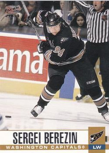 #339 Sergei Berezin - Washington Capitals - 2003-04 Pacific Hockey