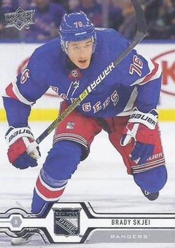 #339 Brady Skjei - New York Rangers - 2019-20 Upper Deck Hockey