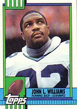 #339 John L. Williams - Seattle Seahawks - 1990 Topps Football