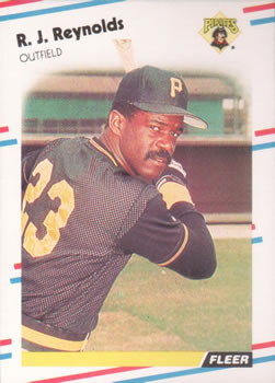 #339 R.J. Reynolds - Pittsburgh Pirates - 1988 Fleer Baseball