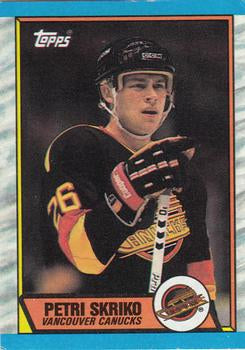 #33 Petri Skriko - Vancouver Canucks - 1989-90 Topps Hockey