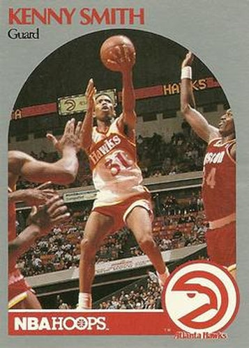 #33 Kenny Smith - Atlanta Hawks - 1990-91 Hoops Basketball