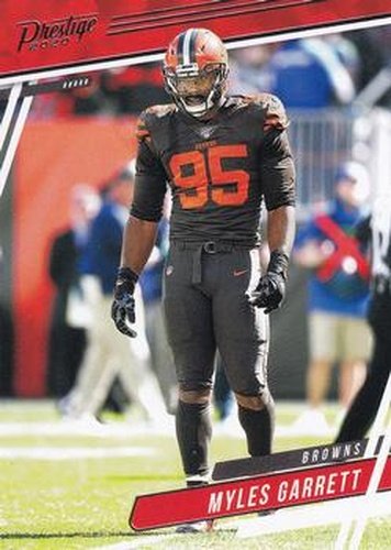 #33 Myles Garrett - Cleveland Browns - 2020 Panini Prestige Football