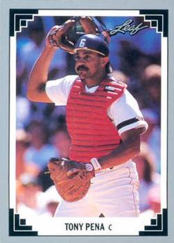 #33 Tony Pena - Boston Red Sox - 1991 Leaf Baseball