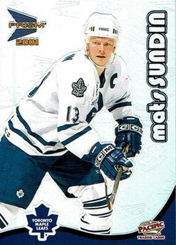 #33 Mats Sundin - Toronto Maple Leafs - 2000-01 Pacific McDonald's Hockey