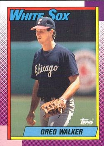 #33 Greg Walker - Chicago White Sox - 1990 O-Pee-Chee Baseball