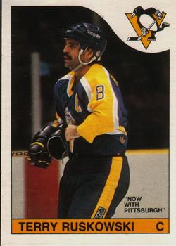 #33 Terry Ruskowski - Pittsburgh Penguins - 1985-86 O-Pee-Chee Hockey