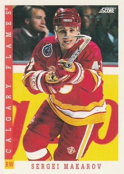 #33 Sergei Makarov - Calgary Flames - 1993-94 Score Canadian Hockey