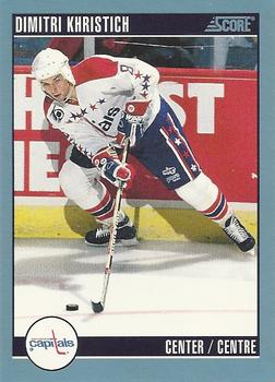#33 Dmitri Khristich - Washington Capitals - 1992-93 Score Canadian Hockey