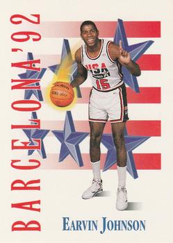 #533 Earvin Johnson - USA - 1991-92 SkyBox Basketball