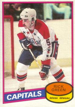 #33 Rick Green - Washington Capitals - 1980-81 O-Pee-Chee Hockey